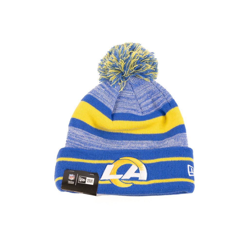 Los Angeles Rams Royal Blue/Yellow | New Era Pom Knit