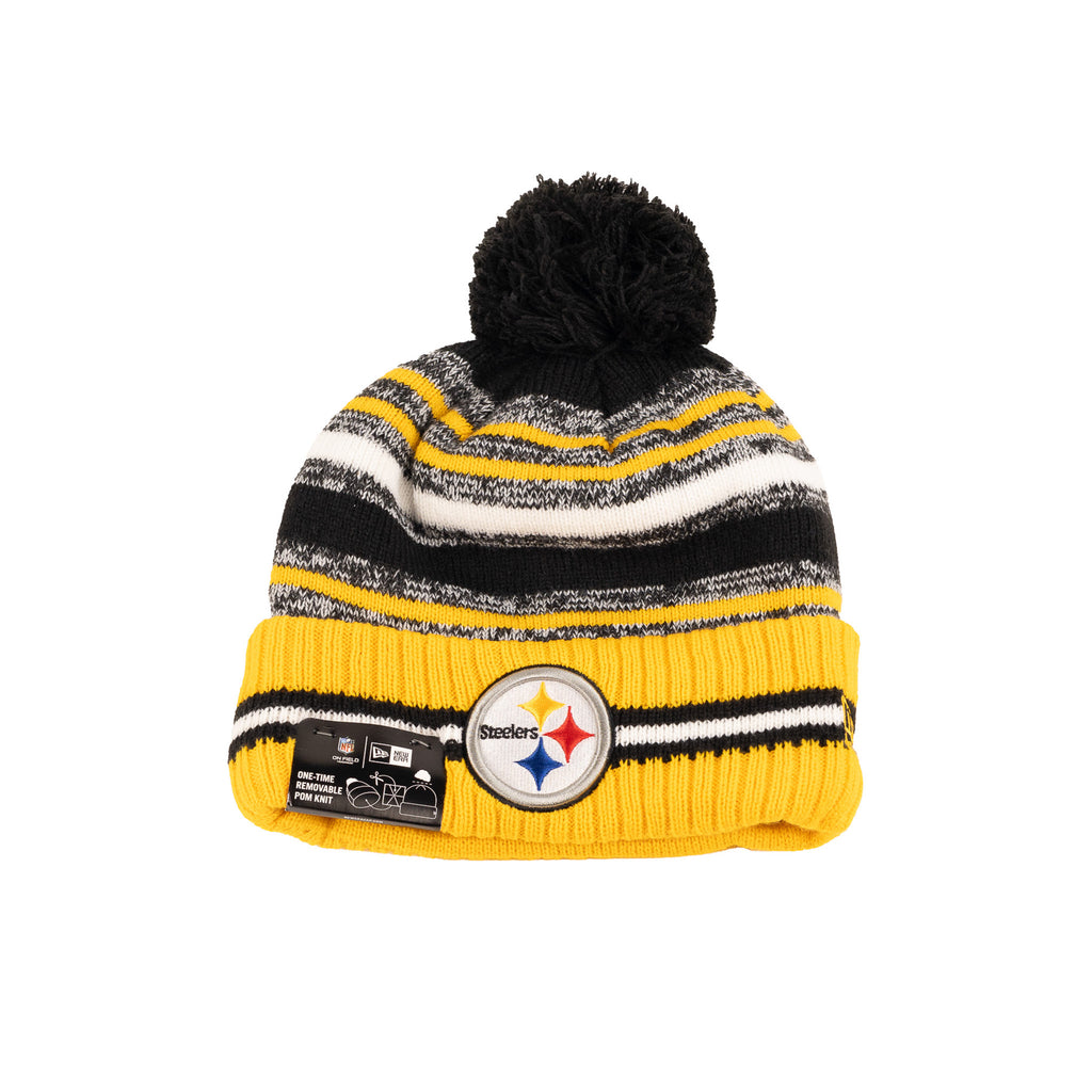 Pittsburgh Steelers Yellow/Black "NFL Sideline 21" | New Era Pom Knit
