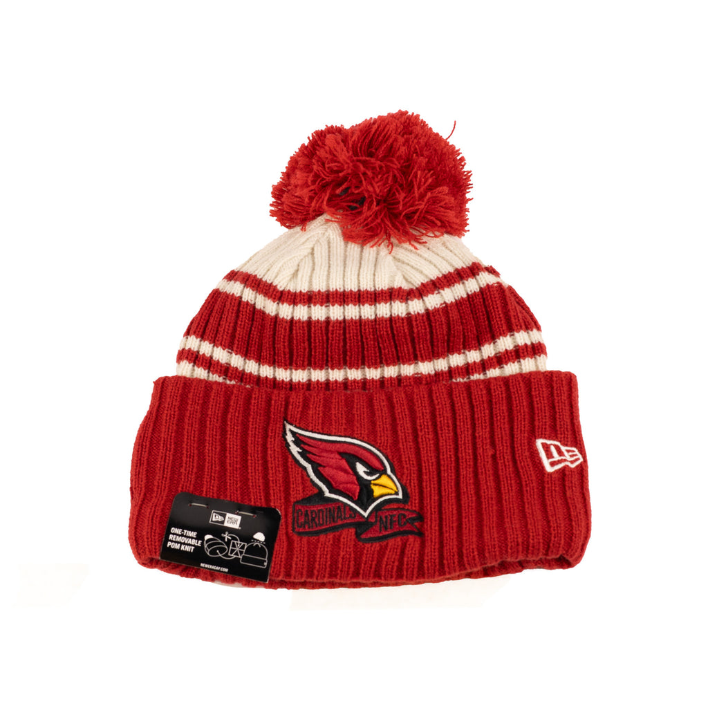 Arizona Cardinals Red/Off-White "NFL Sideline 22" | New Era Pom Knit