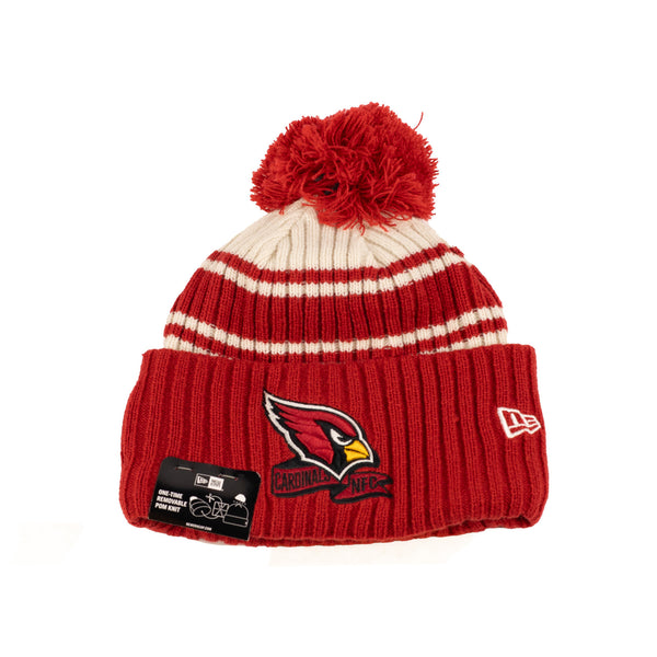 Arizona Cardinals Red/Off-White "NFL Sideline 22" | New Era Pom Knit