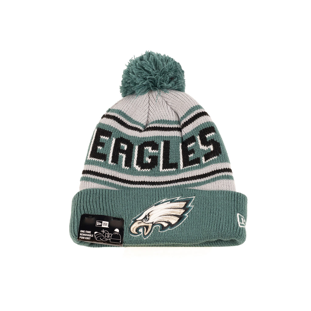 Philadelphia Eagles Dark Green/Gray/Black "Cheer" | New Era Pom Knit