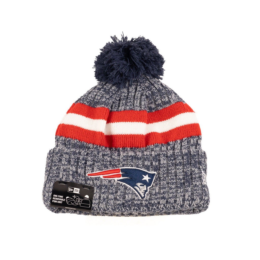 New England Patriots Blue/Red/White "NFL Sideline 23" | New Era Pom Knit