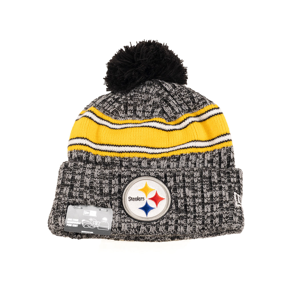 Pittsburgh Steelers Black/Yellow "NFL Sideline 23" | New Era Pom Knit