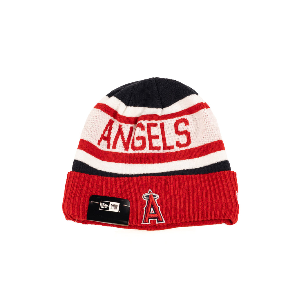 Los Angeles Angels Scarlet Red/White/Black "Biggest Fan" | New Era Cuff Knit