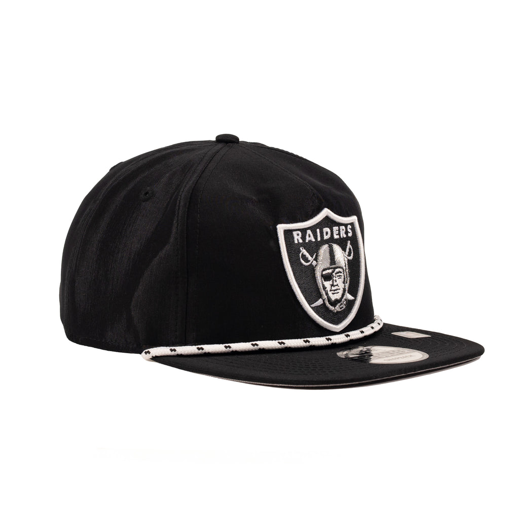 Las Vegas Raiders Black/White "Basic" | New Era The Golfer Snapback