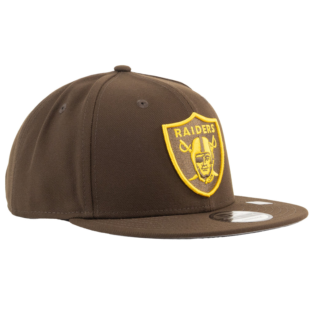 Las Vegas Raiders Mocha Brown/Manilla "Outline Pack" | New Era 9Fifty Snapback