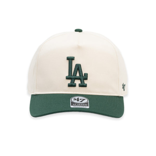 Los Angeles Dodgers Natural White/Green | 47 Brand Hitch Adjustable