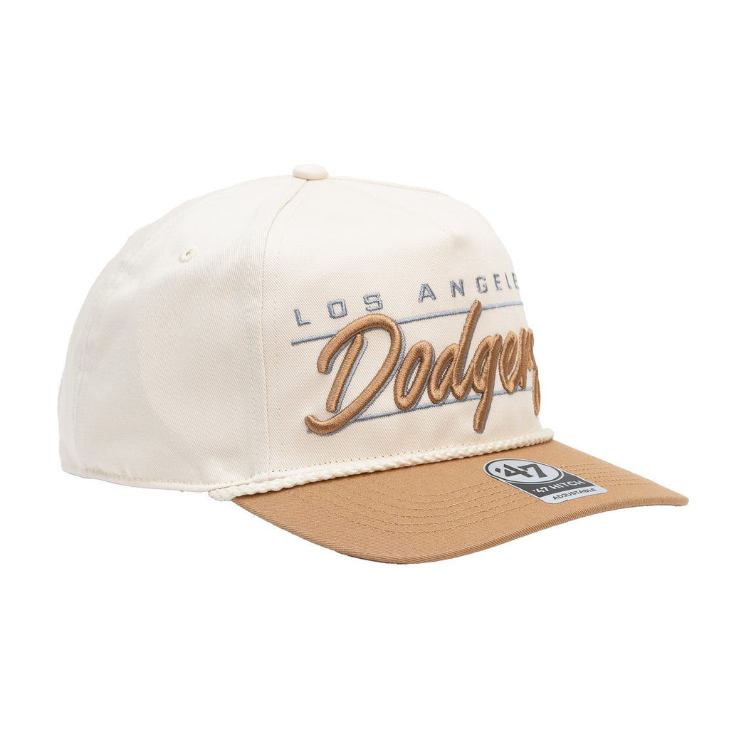 Los Angeles Dodgers Natural White/Court Brown "Concrete" | 47 Brand Hitch Adjustable