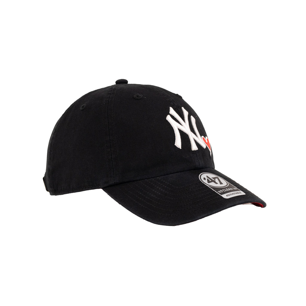 New York Yankees Black "Heart" | 47 Brand Clean-Up Adjustable