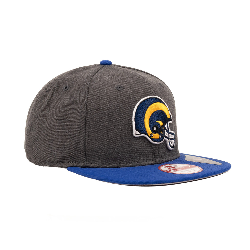 Los Angeles Rams Vintage Charcoal Gray/Royal Blue "Two Tone" | New Era 9Fifty Snapback