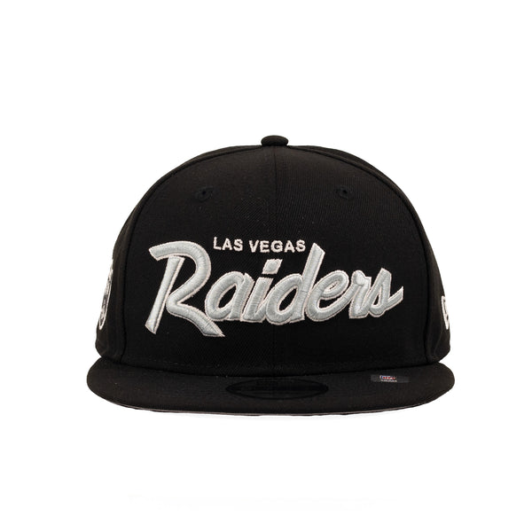 Las Vegas Raiders Black/Matte Silver w Side Team Logo 