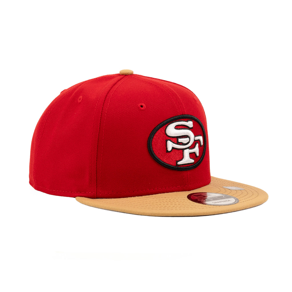 San Francisco 49ers Scarlet Red/Light Gold "Two Tone" | New Era 9Fifty Snapback