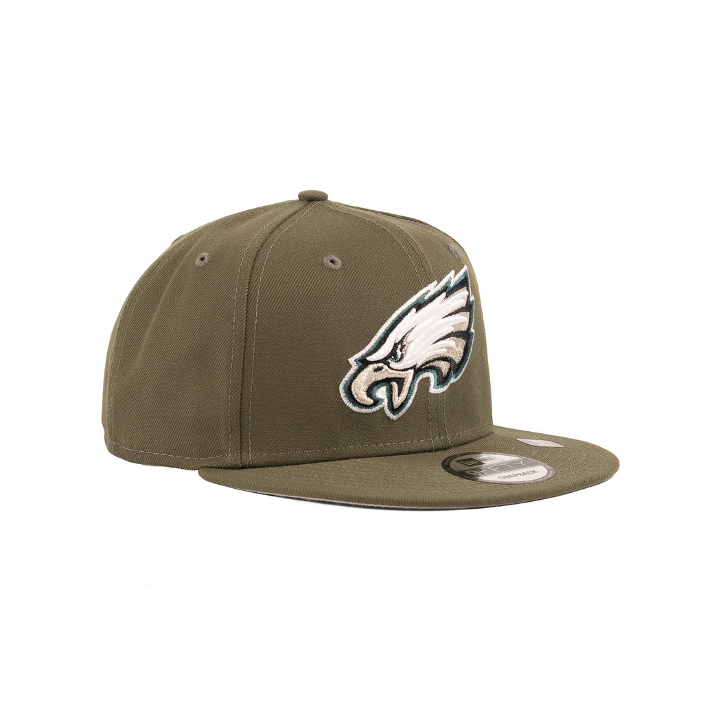 Philadelphia Eagles New Olive Green "One Tone" | New Era 9Fifty Snapback