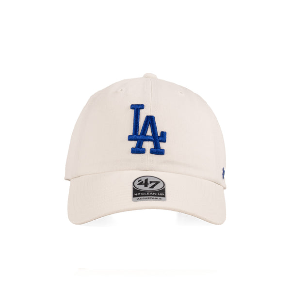 Los Angeles Dodgers White/Dark Royal Blue | 47 Brand Clean-Up Adjustable
