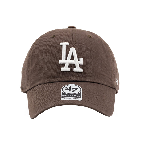 Los Angeles Dodgers Mocha Brown | 47 Brand Clean-Up Adjustable