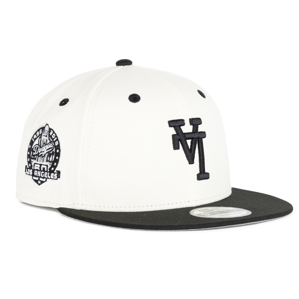 Los Angeles Dodgers Chrome White/Black "Upside Down" | New Era 9Fifty Snapback