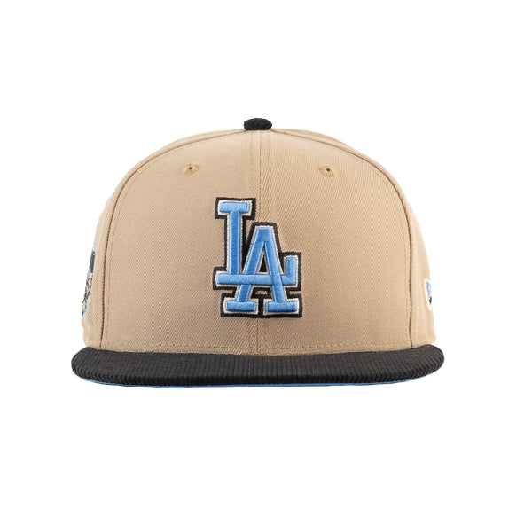 Los Angeles Dodgers Camel Tan/Black Corduroy/Azure Blue 