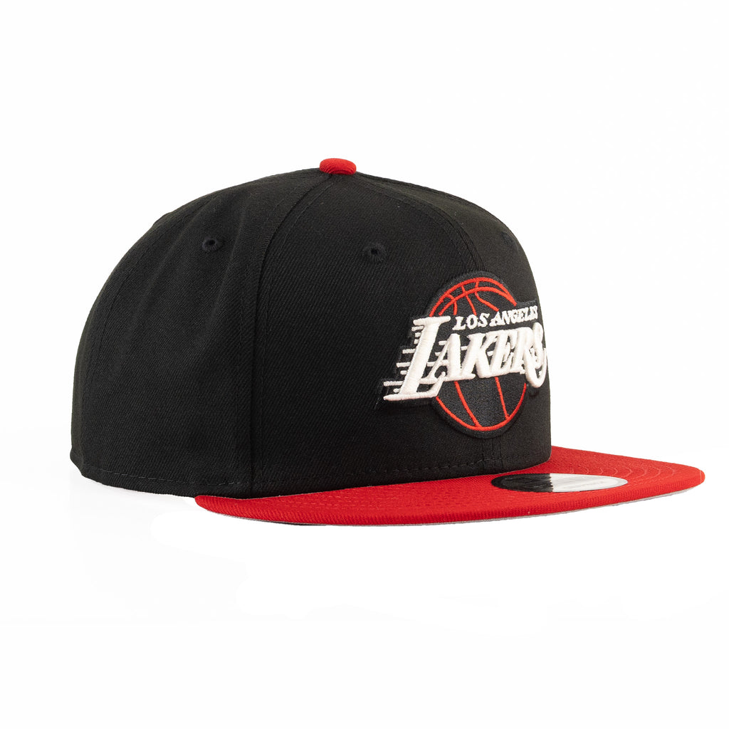 Los Angeles Lakers Black/Scarlet Red "Two Tone" | New Era 9Fifty Snapback