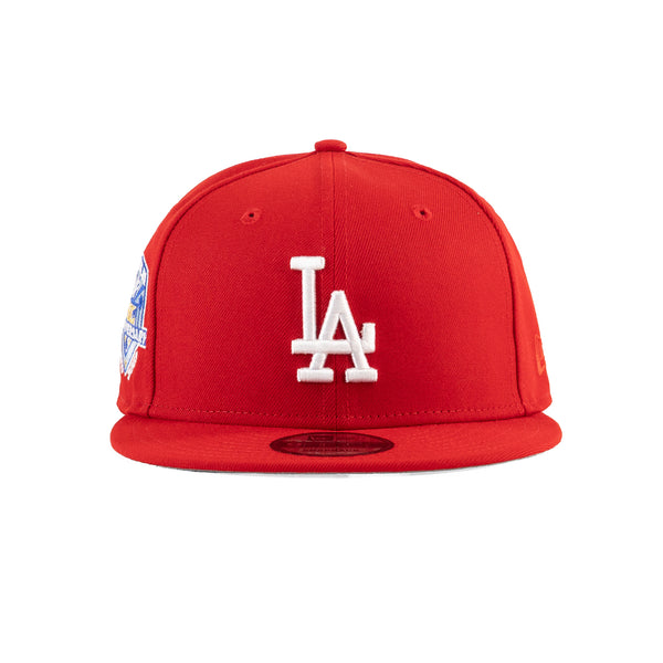 Los Angeles Dodgers Scarlet Red w 50th Anniversary Patch 