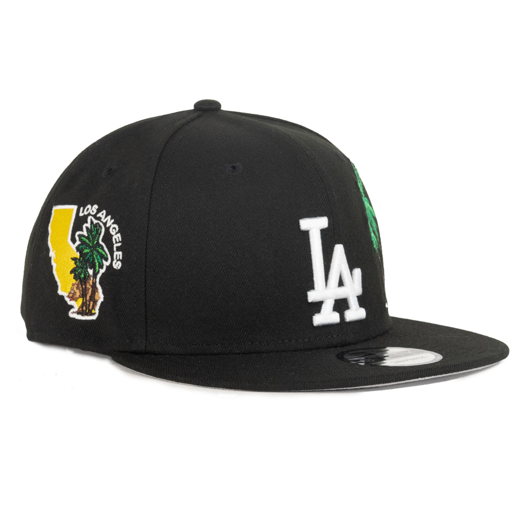 Los Angeles Dodgers Black/White "Palm Tree" | New Era 9Fifty Snapback