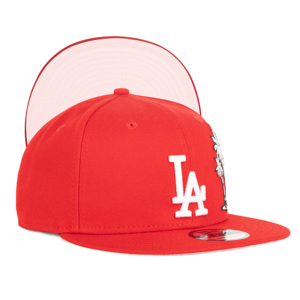 Los Angeles Dodgers Scarlet Red/Pink "Palm Tree" | New Era 9Fifty Snapback