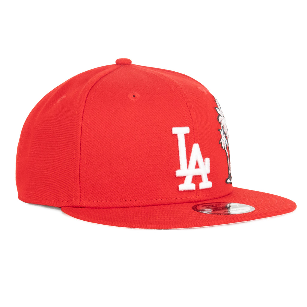 Los Angeles Dodgers Scarlet Red/Pink "Palm Tree" | New Era 9Fifty Snapback