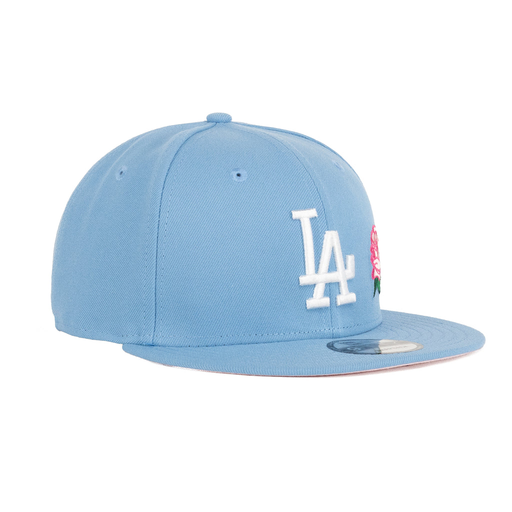 Los Angeles Dodgers Sky Blue/Pink "Rose" | New Era 9Fifty Snapback