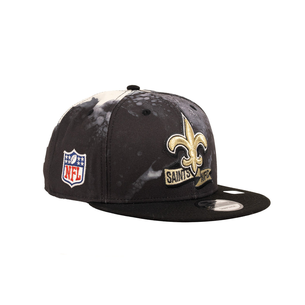 New Orleans Saints Black/White Ink "NFL Sideline 22" | New Era 9Fifty Snapback