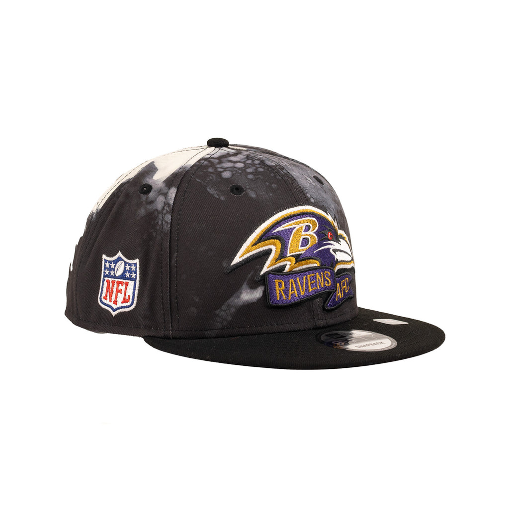 Baltimore Ravens Black/White Ink "NFL Sideline 22" | New Era 9Fifty Snapback