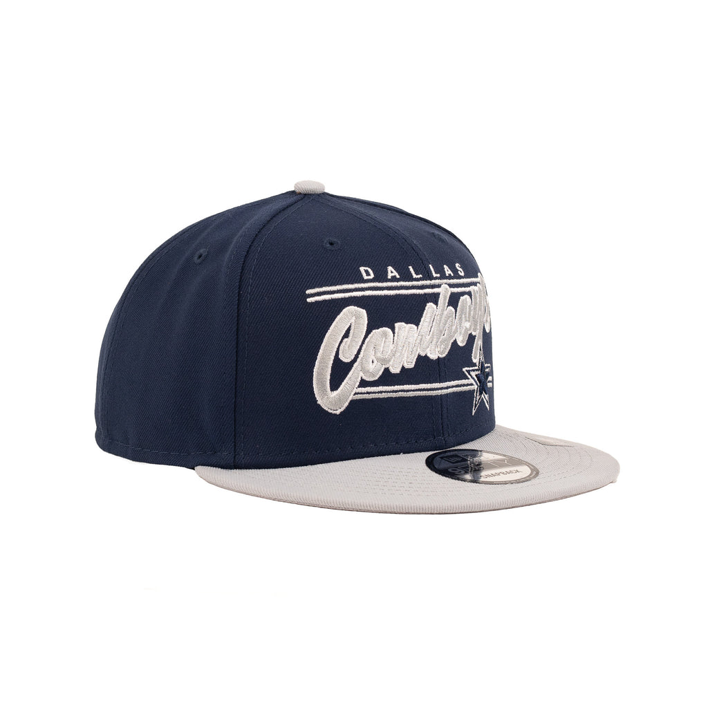 Dallas Cowboys Navy Blue/Gray "Script" | New Era 9Fifty Snapback