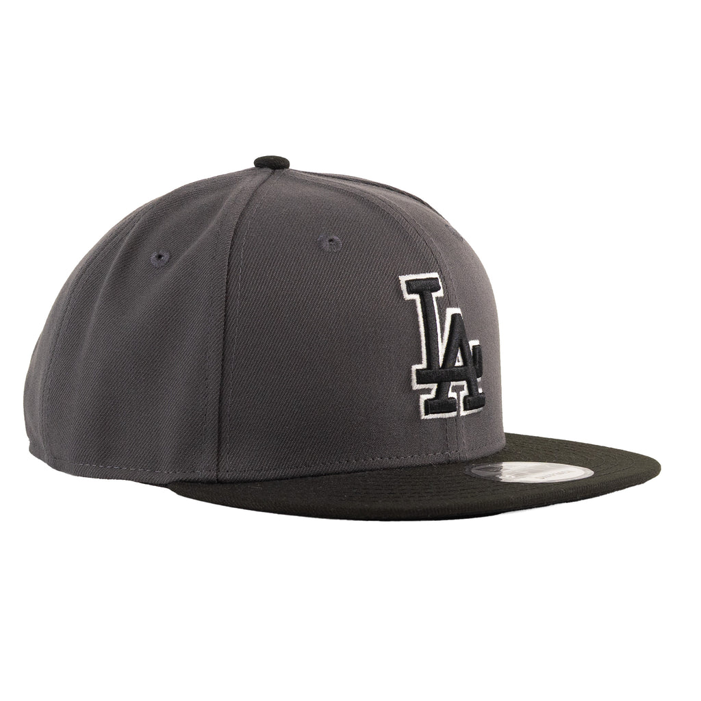 Los Angeles Dodgers Charcoal Gray/Black "Two Tone" | New Era 9Fifty Snapback