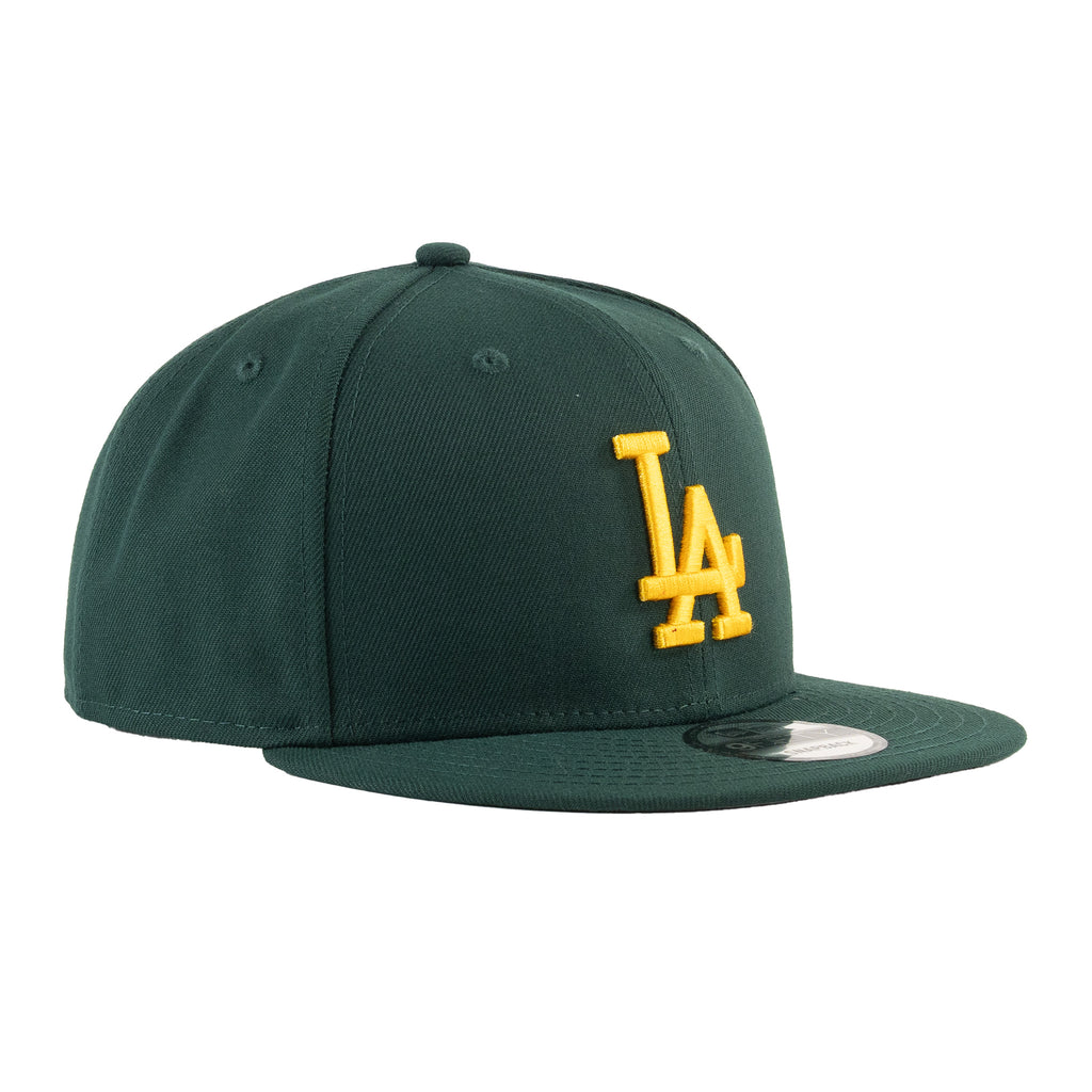 Los Angeles Dodgers Dark Green/Manilla "Outline Pack" | New Era 9Fifty Snapback