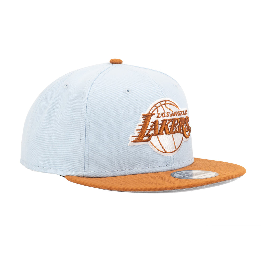 Los Angeles Lakers Sky Blue/Toasted Brown "Two Tone" | New Era 9Fifty Snapback