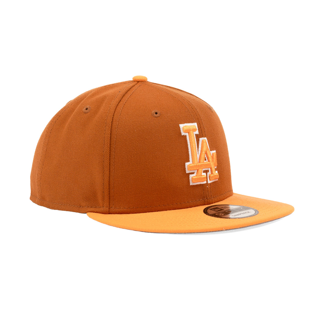 Los Angeles Dodgers Toasted Brown/Light Orange "Two Tone" | New Era 9Fifty Snapback