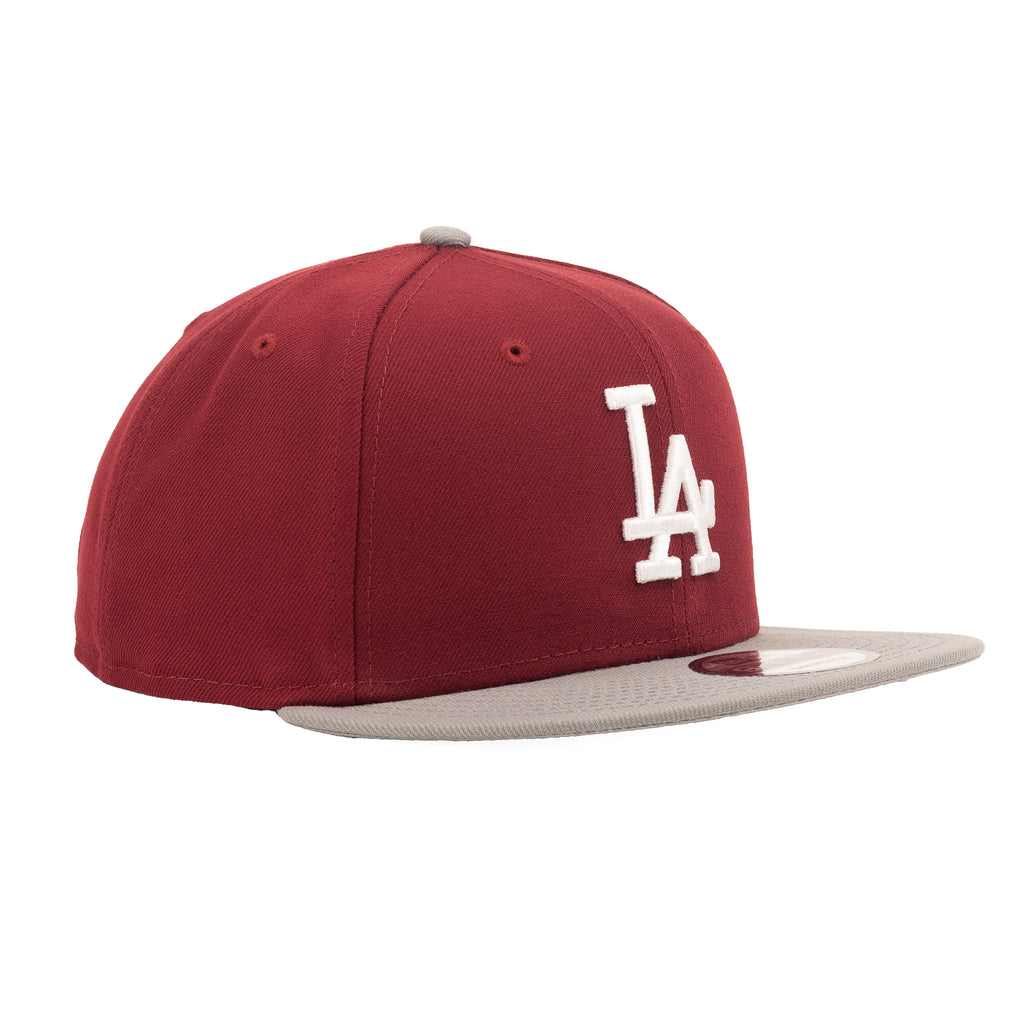 Los Angeles Dodgers Cardinal Red/Dark Gray "Two Tone" | New Era 9Fifty Snapback