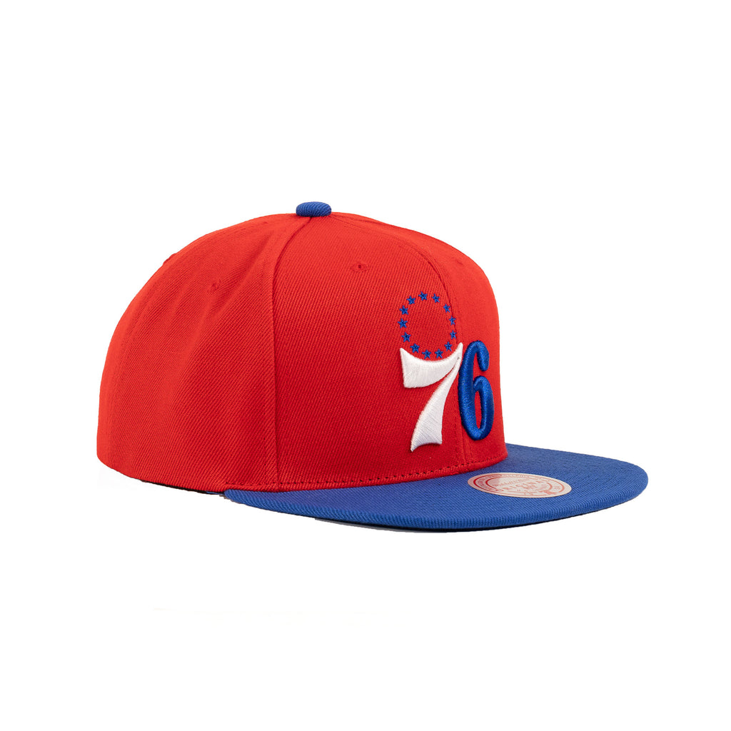 Philadelphia 76ers Red/Royal Blue "Basic" | Mitchell & Ness Original Fit Snapback