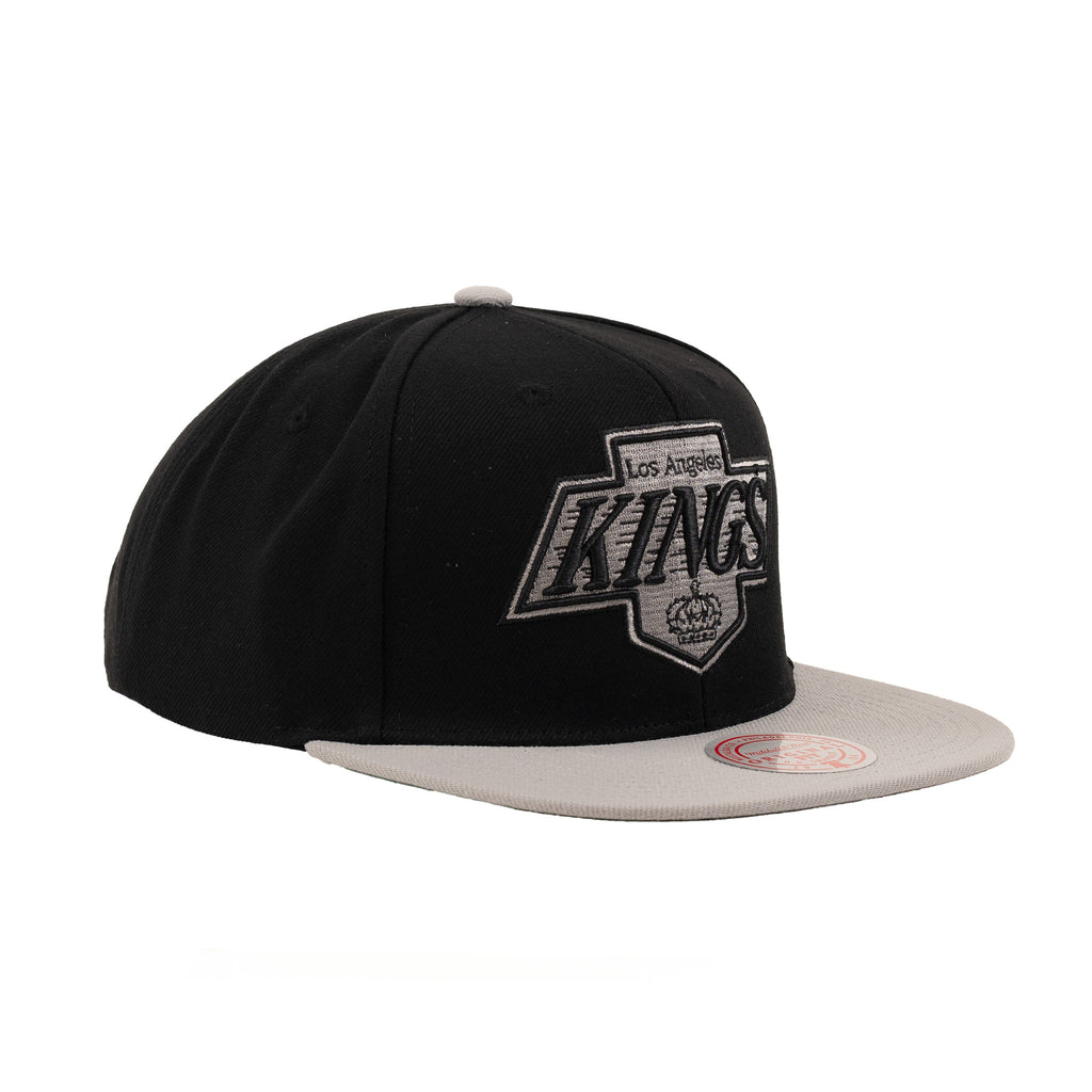 Los Angeles Kings Black/Silver Gray "Two Tone" | Mitchell & Ness Original Fit Snapback
