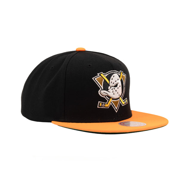 Anaheim Ducks Black/Orange "Two Tone" | Mitchell & Ness 9Fifty Snapback
