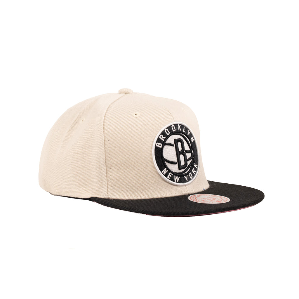 Brooklyn Nets Off-White/Black "Easter" | Mitchell & Ness Original Fit Snapback