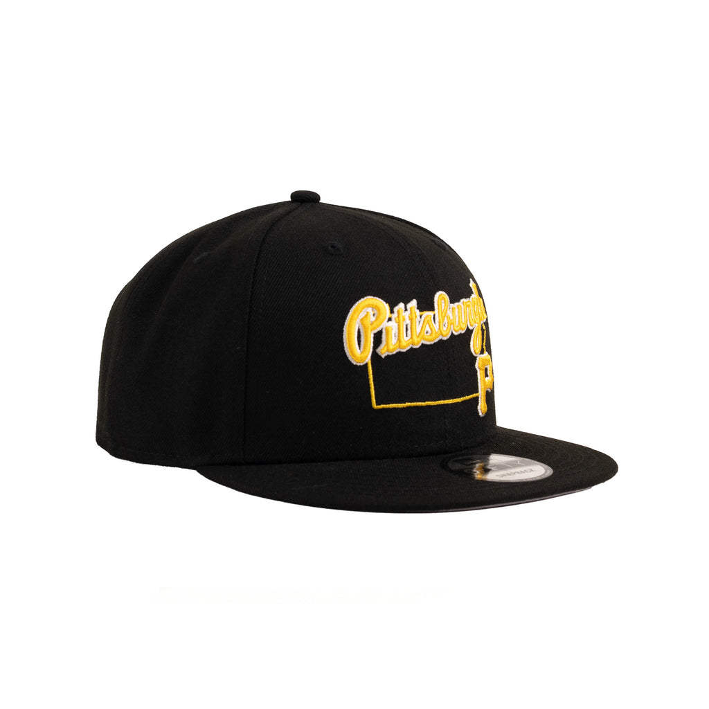 Pittsburgh Pirates Black/Yellow "State" | New Era 9Fifity Snapback