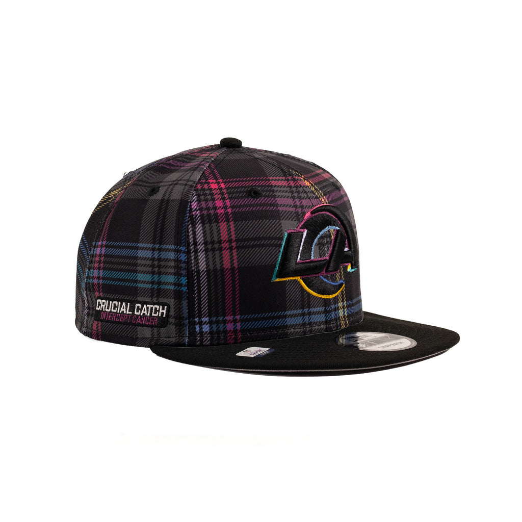 Los Angeles Rams Multicolored Flannel/Black "Crucial Catch 24" | New Era 9Fifity Snapback