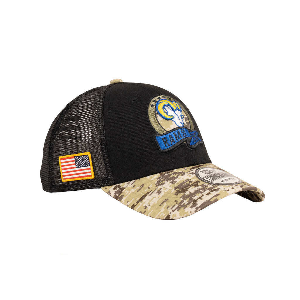Los Angeles Rams Black/Digital Camo "Salute To Service" | New Era 9Forty Adjustable