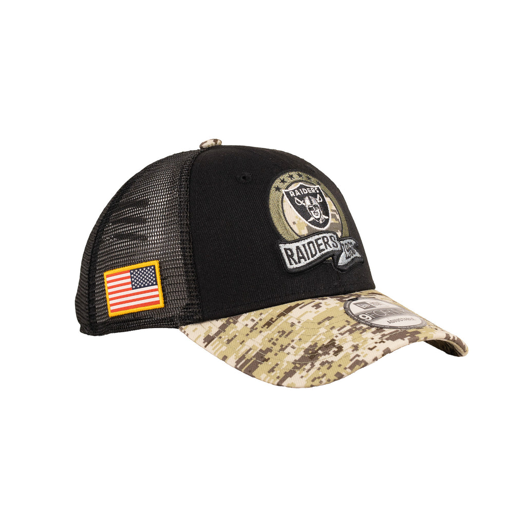 Las Vegas Raiders Black/Digital Camo "Salute To Service" | New Era 9Forty Adjustable