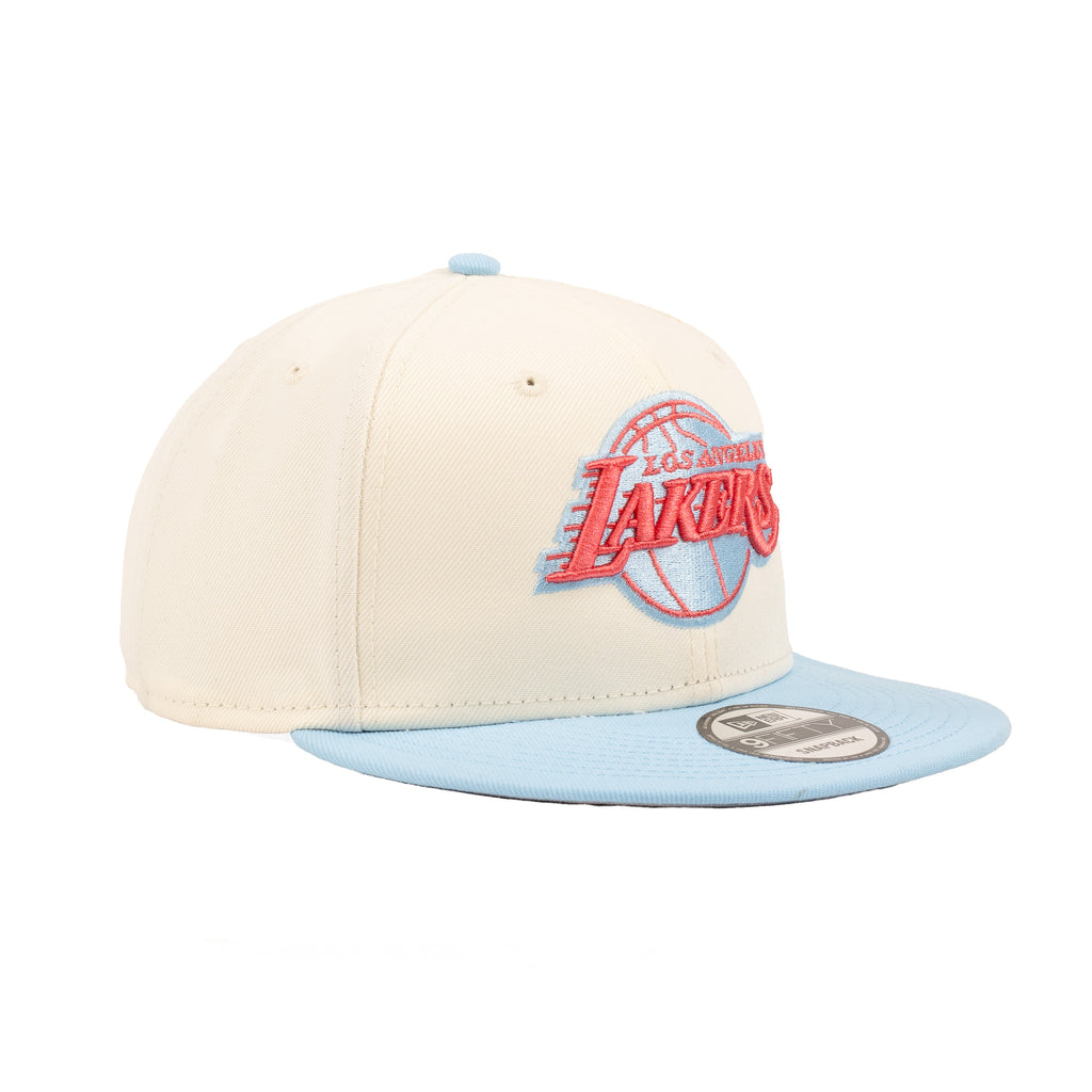 Los Angeles Lakers Off-White/Sky Blue "Two Tone" | New Era 9Fifty Snapback