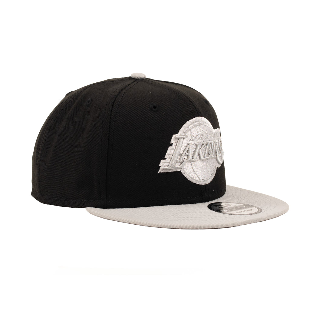 Los Angeles Lakers Black/Silver Gray "Two Tone" | New Era 9Fifty Snapback