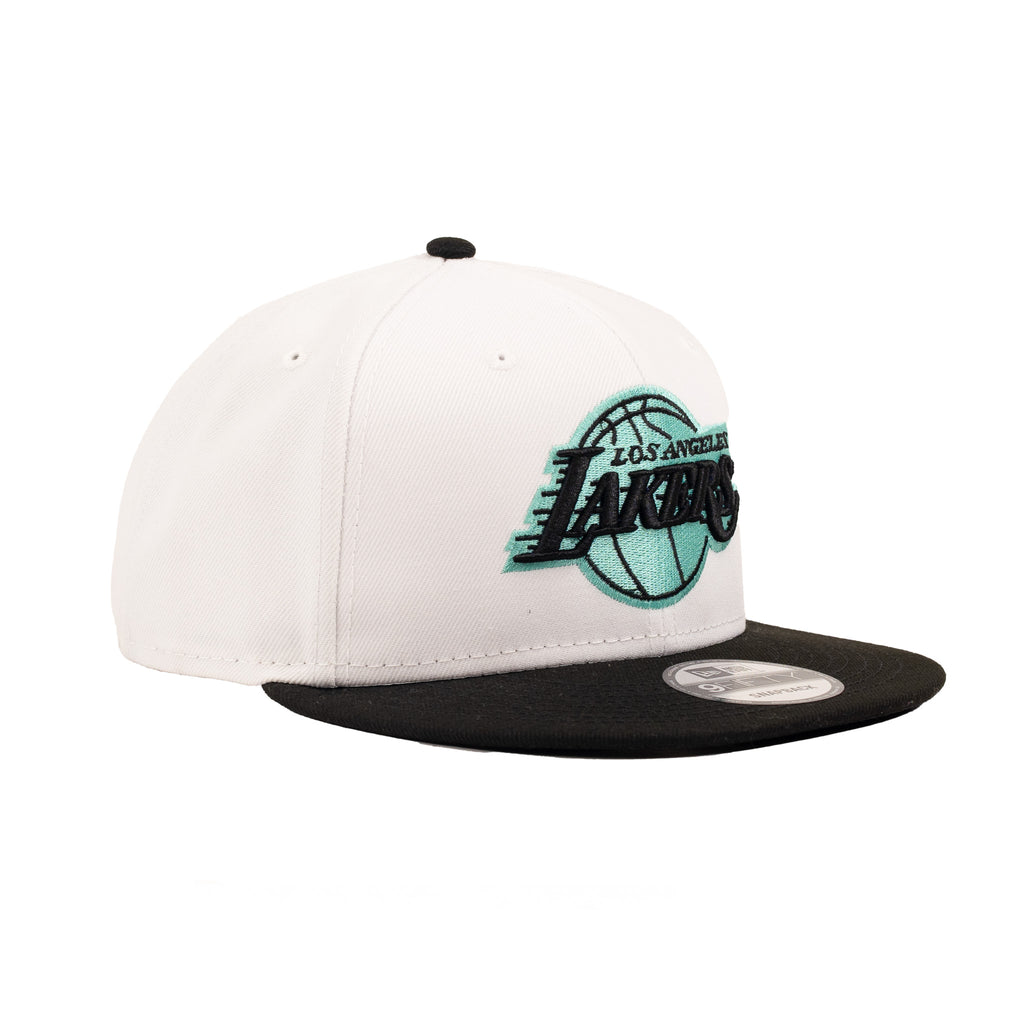 Los Angeles Lakers White/Black/Winter Green "Two Tone" | New Era 9Fifty Snapback