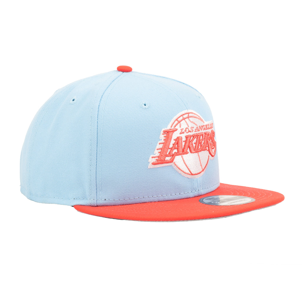Los Angeles Lakers Sky Blue/Hot Pink "Two Tone" | New Era 9Fifty Snapback