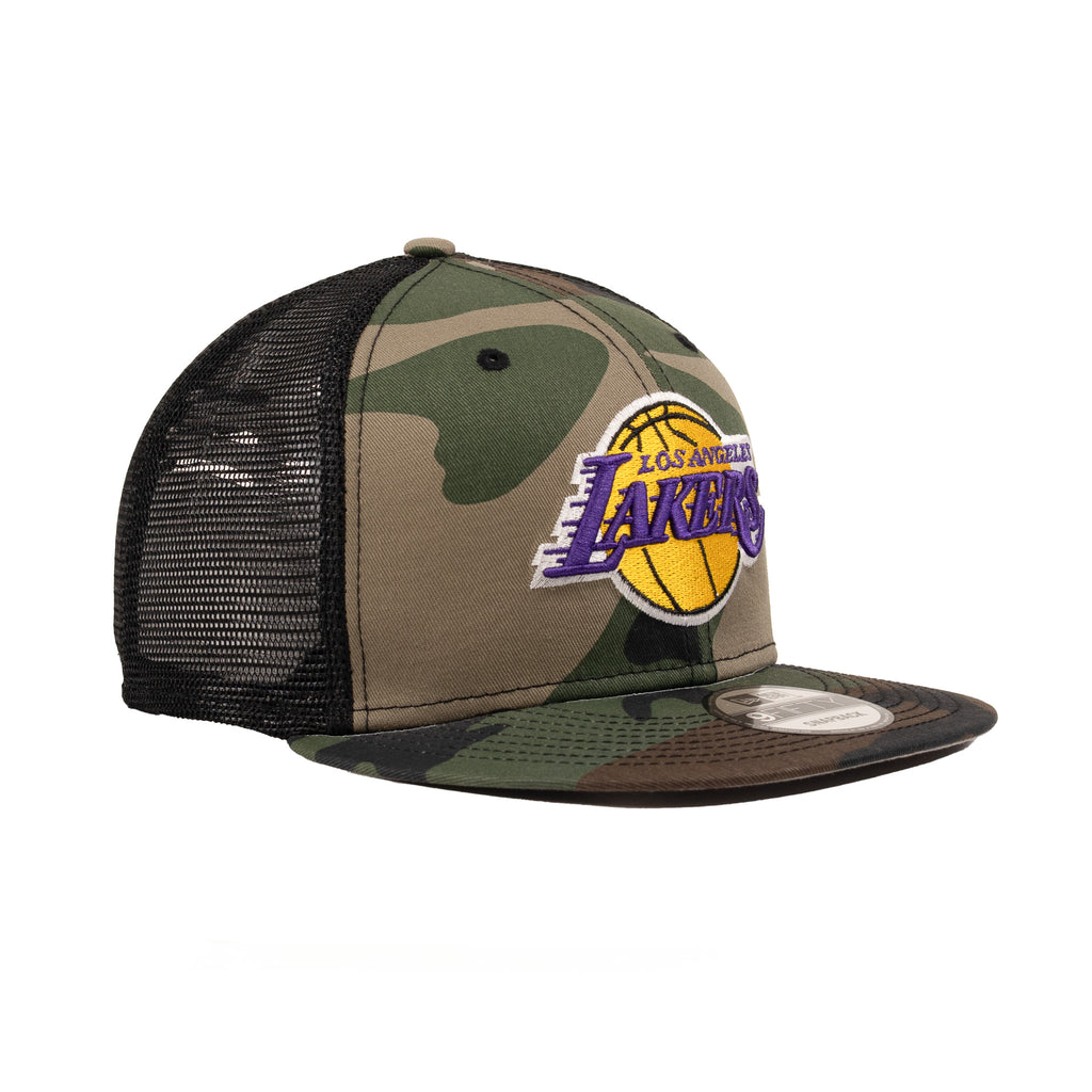 Los Angeles Lakers Wood w Mesh "Camo" | New Era 9Fifty Snapback