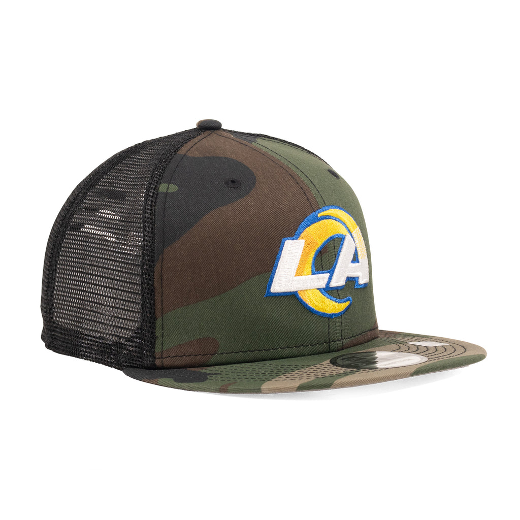 Los Angeles Rams Wood w Mesh "Camo" | New Era 9Fifty Snapback
