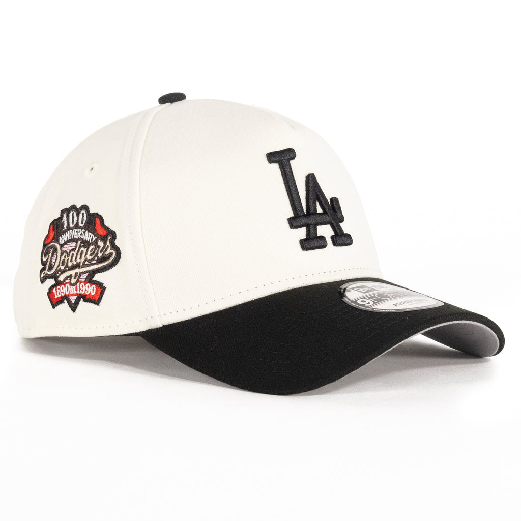 Los Angeles Dodgers Chrome White/Black "Chrome Pack" | New Era 9Forty A-Frame Snapback